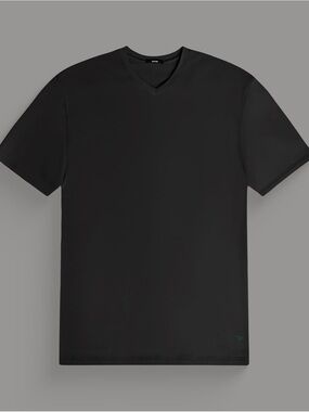 Sene Cumulus V-Neck T-Shirt Black V-Neck Men's Shirt EUC L (see measurements)